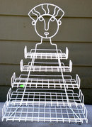Wire Rack 1950s Shaped Lady
