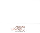 old vintage 1971 FOLTZ-WESSINGER Holiday Greeting Card in Envelope