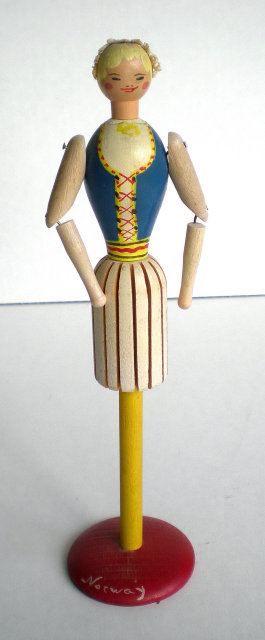 Wood Napkin Holder Girl