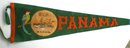 Antique 1918 PANAMA PENNANT * PARROT * U.S.S.