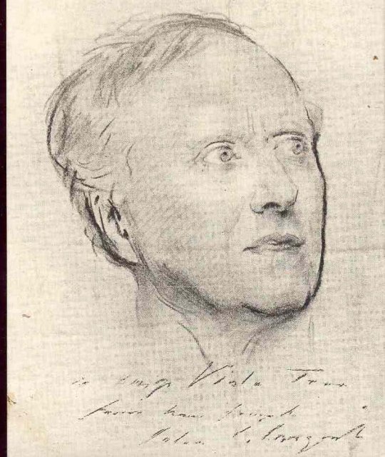 Hand Drawn Man Bust pencil print