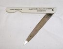 old vintage HELLER BROTHERS Celluloid Advertising Nail File