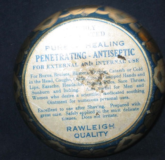 Rawleigh's Medicated RX Tin