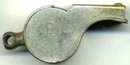 old vintage 1940s B&R CYCLONE METAL Whistle