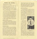 old vintage 1941 HOW TO BOWL instruction booklet