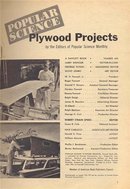 1961 Popular Science Magazine * Plywood Projects