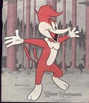 old vintage WOODY WOODPECKER Walter Lantz Magazine Picture