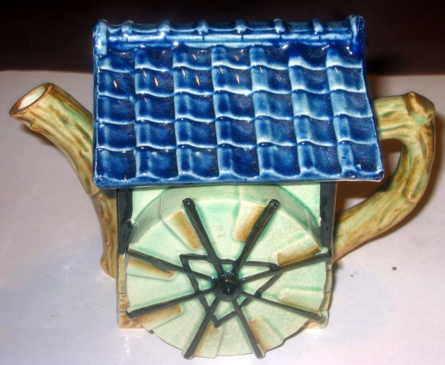 Ceramic Windmill Teapot Sugar Set