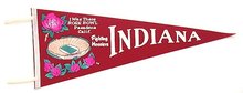 1968 ROSE BOWL PASADENA Felt Pennant INDIANA