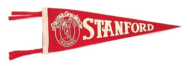 Stanford University Rose Bowl Felt Pennant 1941