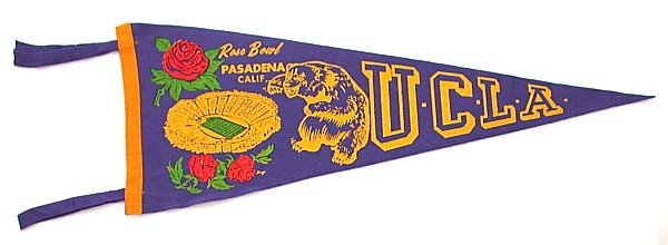 UCLA Rose Bowl Felt Pennant 1972