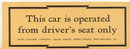 old vintage PENN LEATHER CAR SEAT cardboard ad plaque