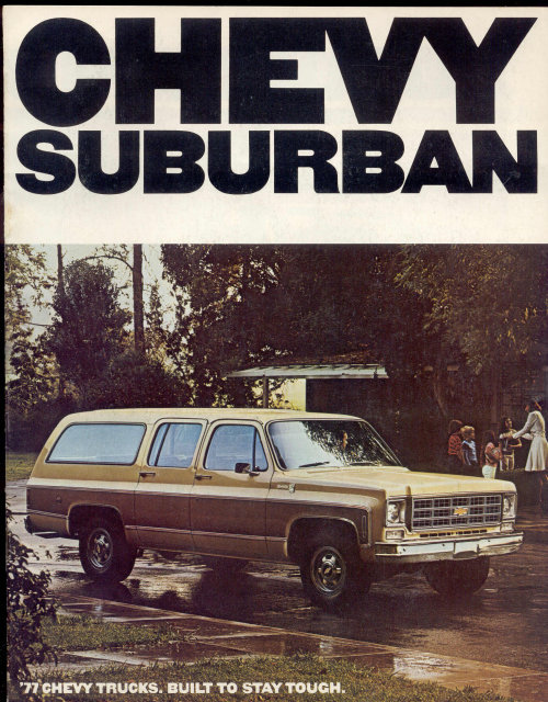 Chevy Suburban Showroom Car Book