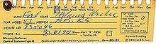 Standard Oil Car Records 1952