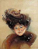 5 old vintage VICTORIAN LITHO PRINTS * ladies