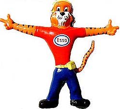 Exxon Gas Tiger Toy - Bendable Figure