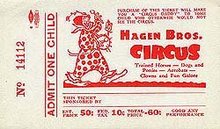 2 old vintage HAGEN BROTHERS CIRCUS CLOWN