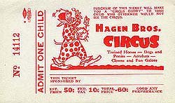 2 old vintage HAGEN BROTHERS CIRCUS CLOWN