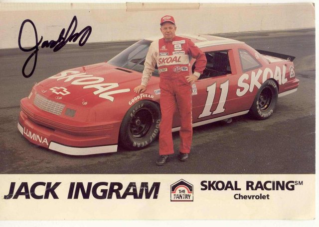 INGRAM SKOAL BANDIT Chevrolet Stat Card ~ vintage