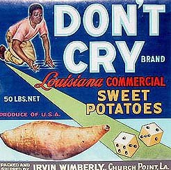Negro Yam Crate Label