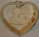 VINTAGE CAT PLAQUE ~ HEART KITTEN COUNTRY SIGN