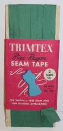 VINTAGE SEWING TAPE ~ TRIMTEX TRIMMING DISPLAY