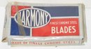 VINTAGE RAZOR BLADES ~ HARMONY RAZOR BLADES ~ 1930S STORE DISPLAY BOX