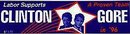 CLINTON GORE BUMPER STICKER 1996