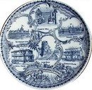 SOUVENIR PLATE KENTUCKY ~ 1910 DAWSON SPRINGS