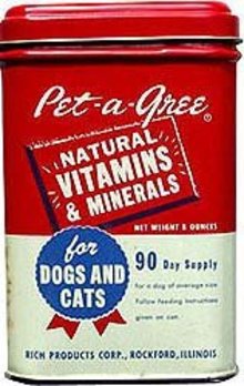 Pet-A-Gree Vitamin Dog Cat Tin