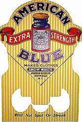 American Bluing Sign
