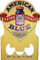 American Bluing Sign