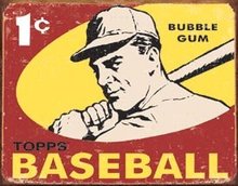 TOPPS BASEBALL SIGN ~ BUBBLEGUM TIN
