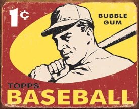 TOPPS BASEBALL SIGN ~ BUBBLEGUM TIN