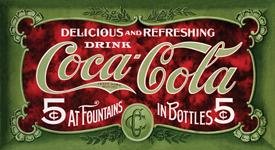 COCA-COLA SODA FOUNTAIN SIGN