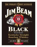 JIM BEAM WHISKEY SIGN ~ BLACK LABEL