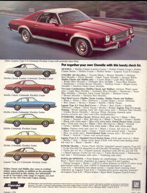 Chevelle Car Manual