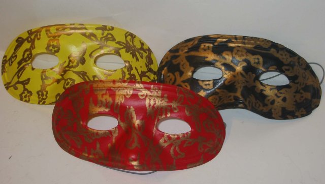 HALLOWEEN KID'S MASKS ~ 1950S DIMESTORE