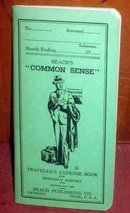 VINTAGE TRAVEL BOOKLET ~ 1950 CALENDAR TRAVEL EXPENSE BOOK