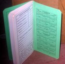VINTAGE TRAVEL BOOKLET ~ 1950 CALENDAR TRAVEL EXPENSE BOOK