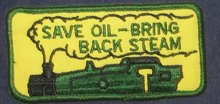 VINTAGE OIL PATCH ~ ship 1960s