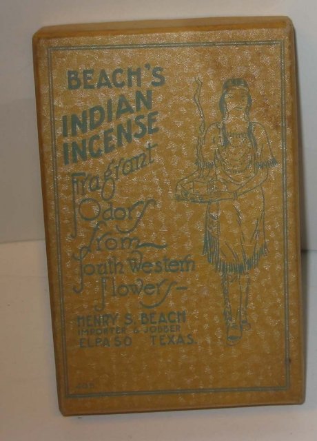 Beach's Indian El Paso Texas Incense in Box