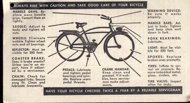 VINTAGE BIKE PAMPHLET ~ AMERICAN