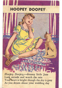 VINTAGE HOOPEY DOOPEY CARD