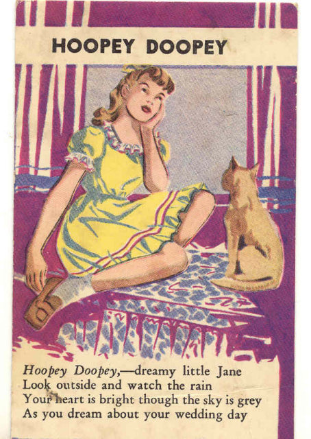 VINTAGE HOOPEY DOOPEY CARD