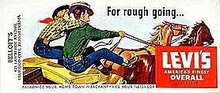 Levis Jeans Blotter 1940s