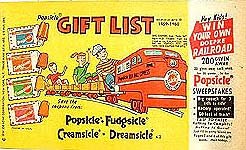 Popsicle Ice Cream Catalog Premium Giveway