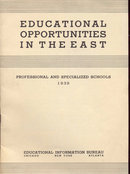 EDUCATION OPPORTUNITIES SCHOOL BOOK EAST 1939