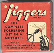 Jiggers Car Smoldering Kits 1940s