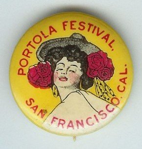 Spanish Dancer Pin Portola Festival